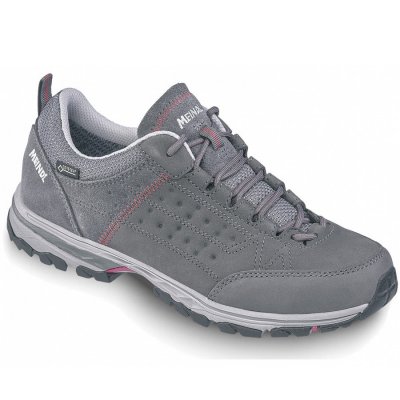 Meindl Trekkingschuhe in grau/bordeaux
