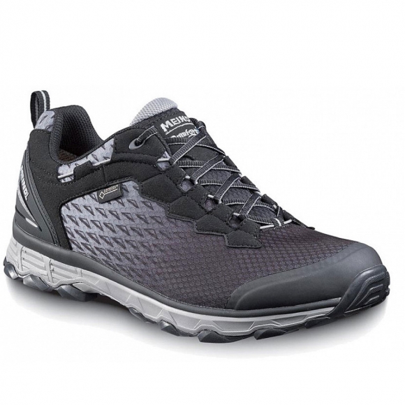 Meindl Outdoor Schuh in schwarz/silber