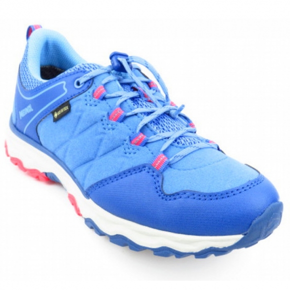 Meindl Ontario Junior GTX Wanderschuh in hellblau pink