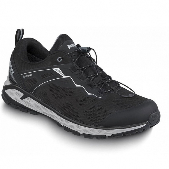 Meindl Halbschuhe in schwarz/silber