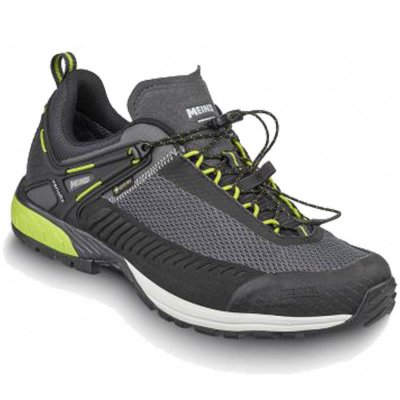 Meindl Halbschuhe in Anthrazit/Lemon