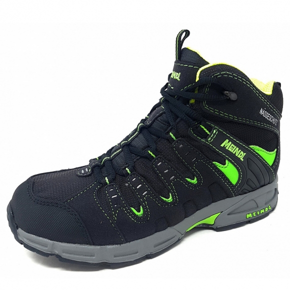 Meindl Snap Jr.Mid Wanderstiefel in Lemon schwarz
