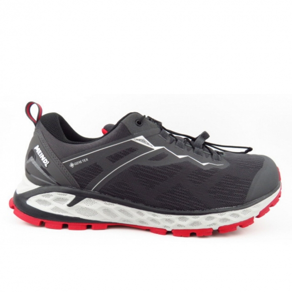 Meindl Power Walker 3 Wanderschuh in anthrazit rot