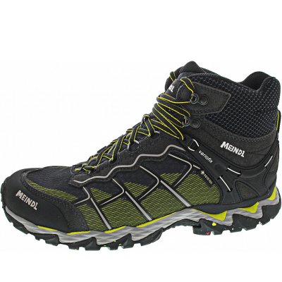 Meindl Houston Mid GTX Wanderstiefel in lemon-graphit