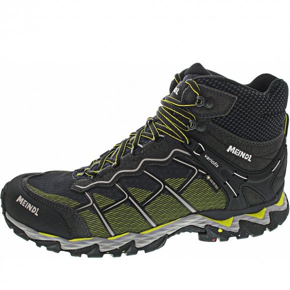 Meindl Houston Mid GTX Wanderstiefel in lemon-graphit