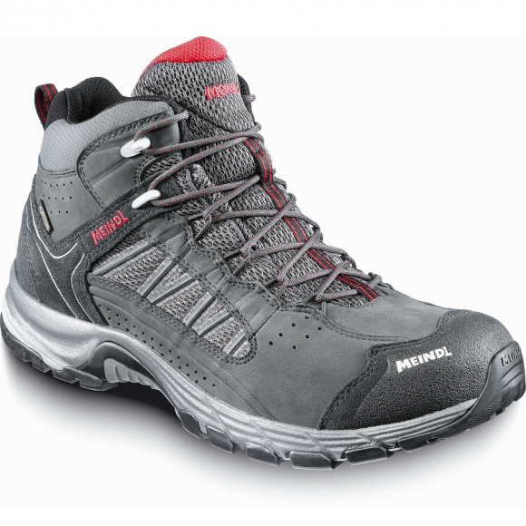 Meindl Journey MID GTX Wanderschuh in anthrazit/rot