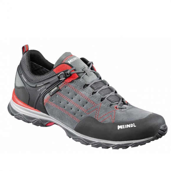 Meindl Outdoor Schuh in Rot/Anthrazit