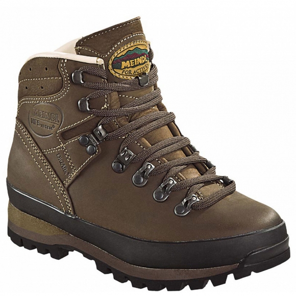 Meindl Wanderschuhe in dunkelbraun/nougat