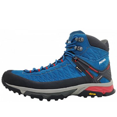 Meindl Top Trail Mid GTX Wanderstiefel in petrol/rot 53