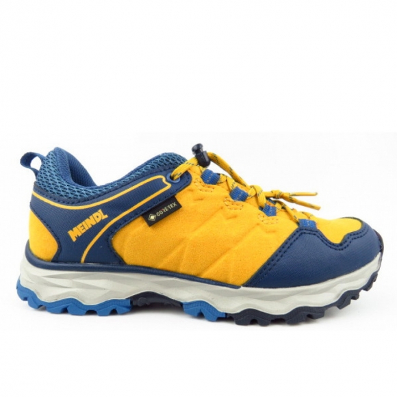 Meindl Ontario Junior GTX Wanderschuh in gelb blau