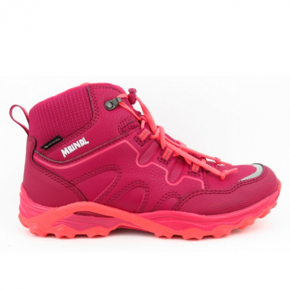Meindl Junior Hike GTX fuchsia Wanderstiefel in fuchsia orange