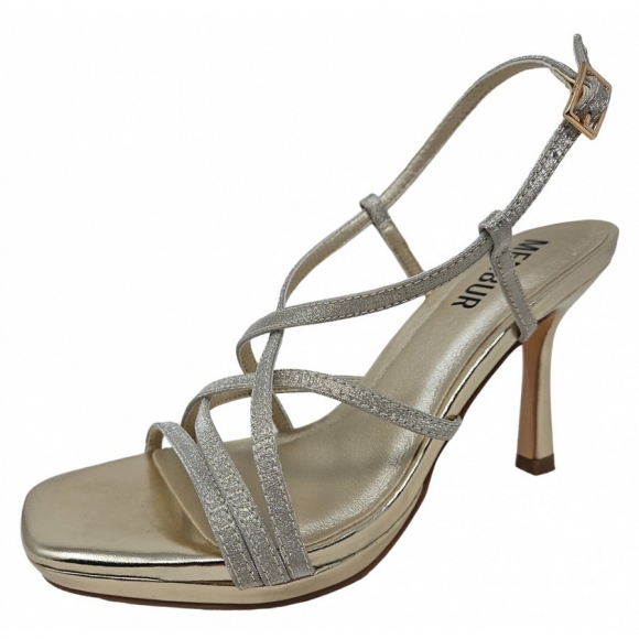 Menbur Sandalette in gold