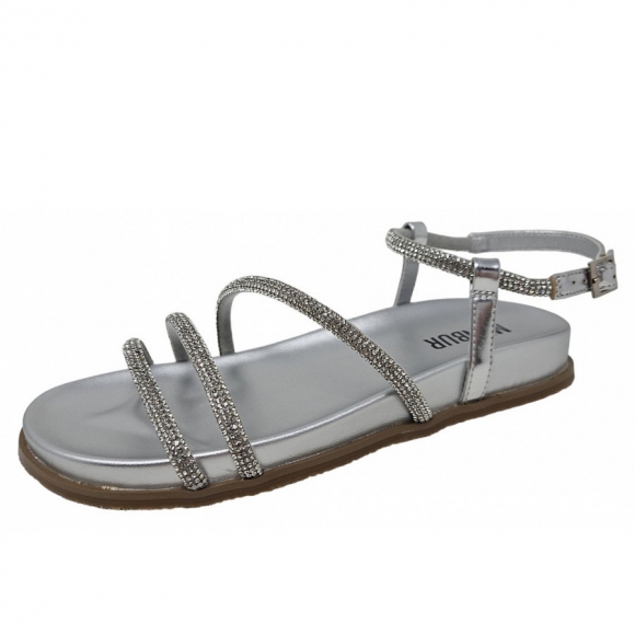 Menbur Sandale in silver