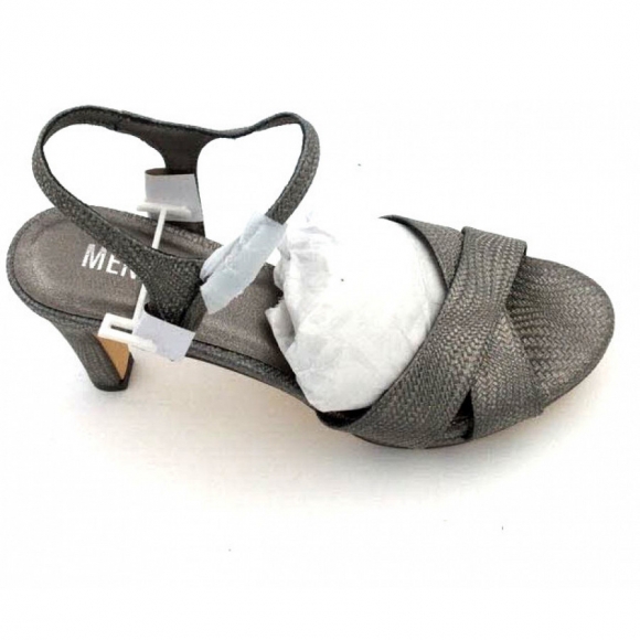 Menbur Sandalette in grau-kombiniert