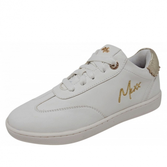 Mexx Proxy pip Sneaker in white gold