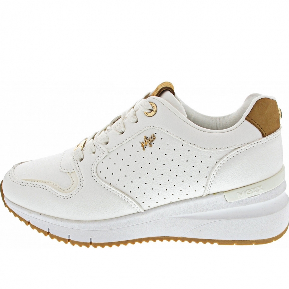 Mexx Hena Sneaker in white/tan