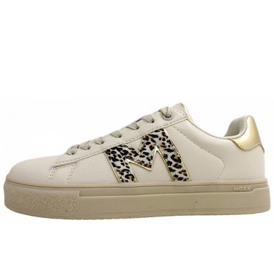 Mexx Tess Rio sportlicher Schnürer in beige/gold 2611