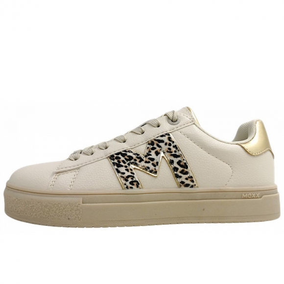 Mexx Tess Rio sportlicher Schnürer in beige/gold 2611