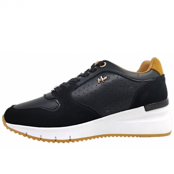 Mexx Hena sportlicher Schnürer in 1043 black/tan