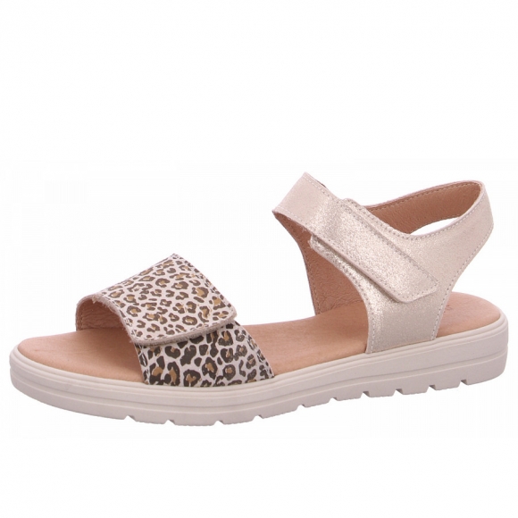 Micio Sandale in leo marrone platino