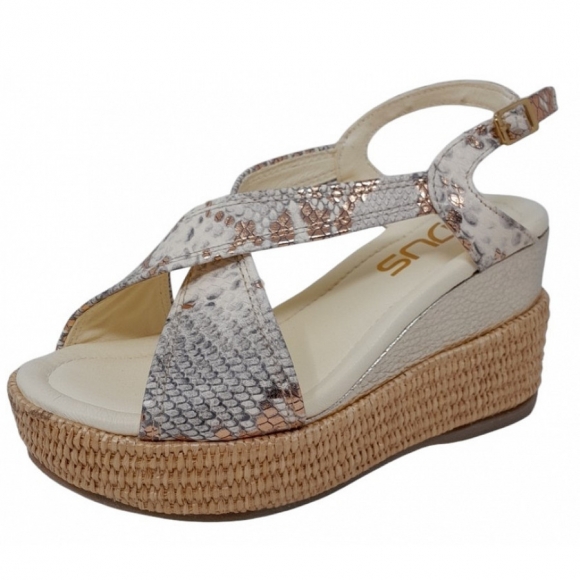 Mjus Sandalette in platino natura