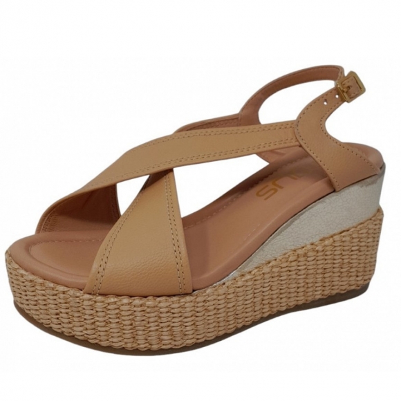Mjus Sandalette in natura silber