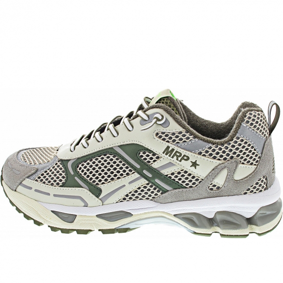 MRP by Maripe Amsterdam Sneaker low in combi grey-off white-gree MRP by Maripe Amsterdam Sneaker low in combi grey-off white-gree
