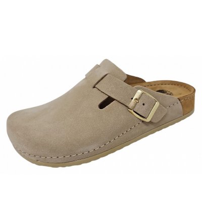 MUBB-Comfort Pantolette in cappuccino (beige) MUBB-Comfort Pantolette in cappuccino (beige)