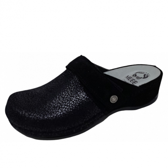 MUBB-Comfort Clogs in black vodka