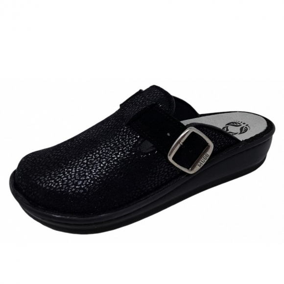 MUBB-Comfort Hausschuh in black leo