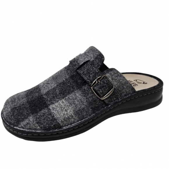 MUBB-Comfort Hausschuh in drk. grey