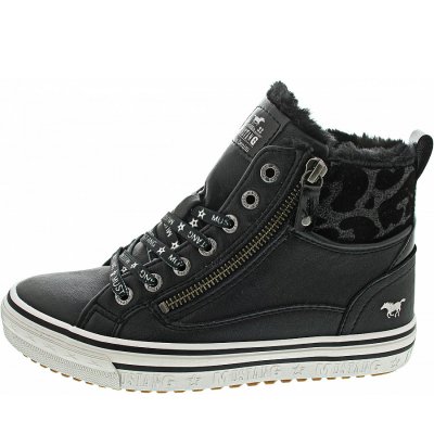 Mustang Schnürstiefelette in schwarz Mustang Schnürstiefelette in schwarz