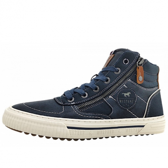 Mustang sportlicher Schnürer in navy 00003