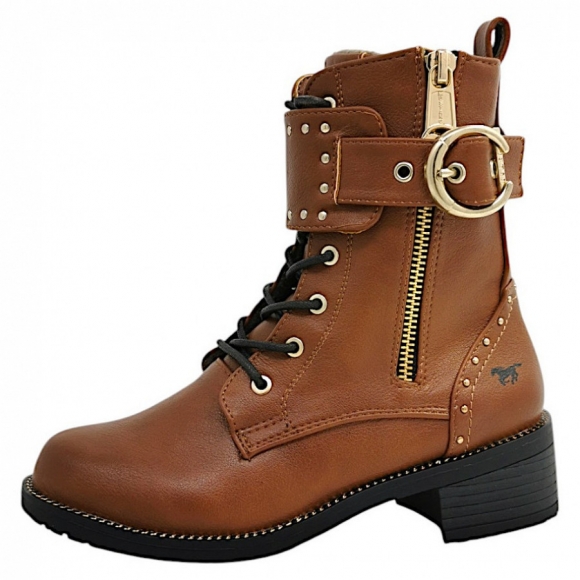 Mustang Schnürstiefel in 307 Cognac