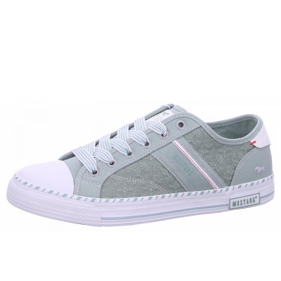 Mustang Leinenschuh in mint