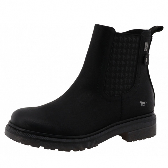 Mustang Stiefelette in black