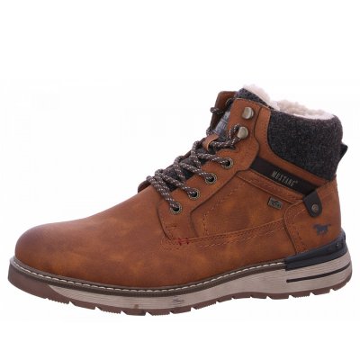 Mustang Schnürstiefel in cognac