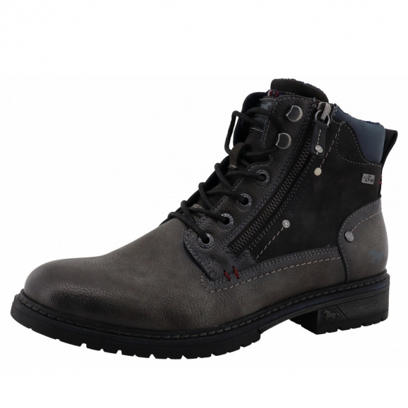 Mustang Schnürstiefel in grey