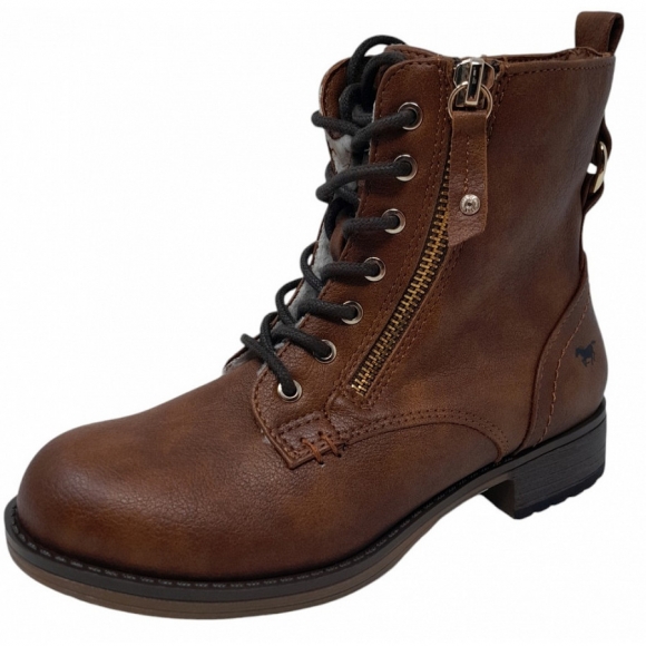 Mustang Stiefel in cognac