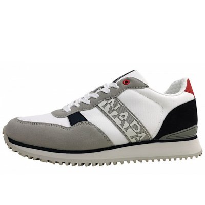 Napapijri Cosmos sportlicher Schnürer in white/navy 01A Napapijri Cosmos sportlicher Schnürer in white/navy 01A