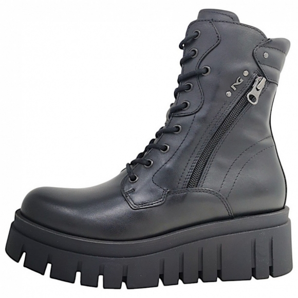Nero Giardini Schnürstiefel in Nero 100