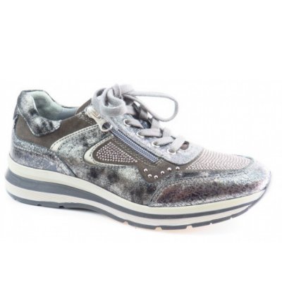 Nero Giardini Crack Grigio 32 Ver. Carb Sneaker in grigio