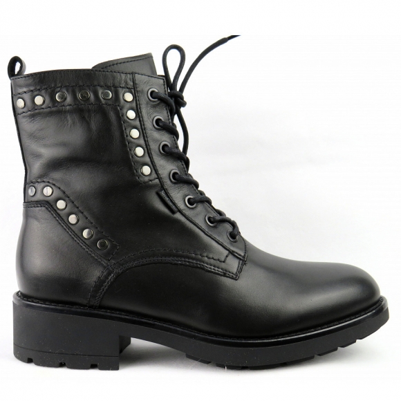 Nero Giardini Calf schwarz Reißverschluss Stiefelette in schwarz