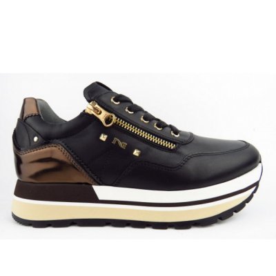 Nero Giardini Guanto Nero ZIP Sneaker low in schwarz gold
