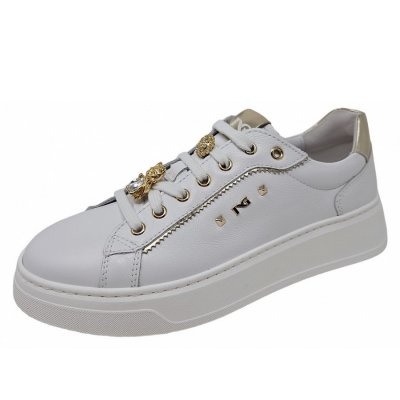 Nero Giardini Sneaker in bianco mirror opac