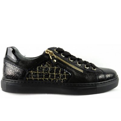Nero Giardini Crack nero Sneaker in schwarz/gold