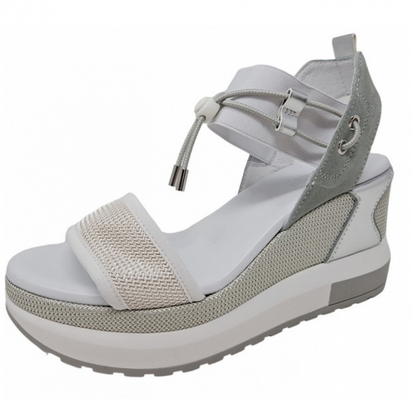 Nero Giardini Sandalette in osso grau