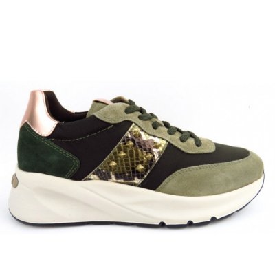 Nero Giardini Velour Sneaker low in grün