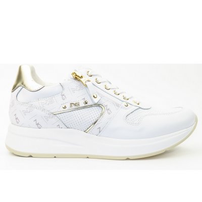 Nero Giardini Skipper Bianco grace Sneaker in weiss gold