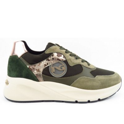 Nero Giardini New Bomber verdone Sneaker in grün kombi Nero Giardini New Bomber verdone Sneaker in grün kombi